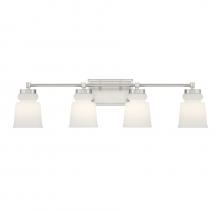 Savoy House Meridian M80059BN - 4-Light Bathroom Vanity Light in Brushed Nickel