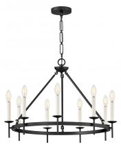 Hinkley 47475BK - Medium Ring Chandelier