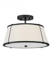 Hinkley 4893BK - Medium Semi-Flush Mount