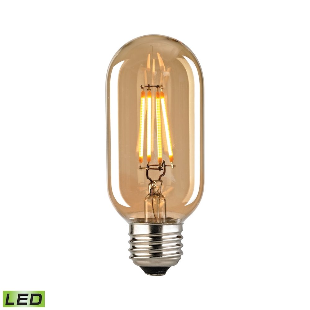 Medium LED 3-watt Bulb with Light Gold Tint