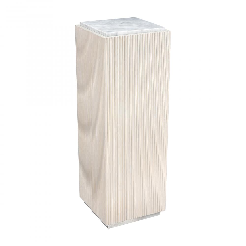 Tate Pedestal - Whitewash