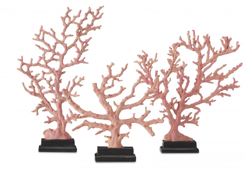 Large Red Coral Branches Set o