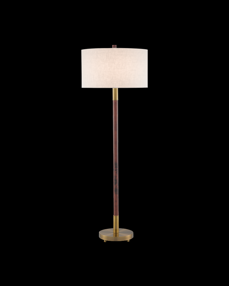 Bravo Mahogany Floor Lamp