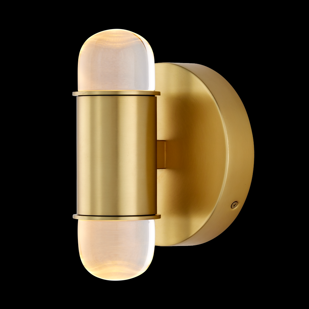 Capsule Brass Wall Sconce