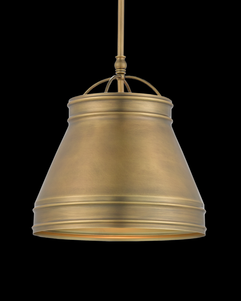 Lumley Brass Pendant