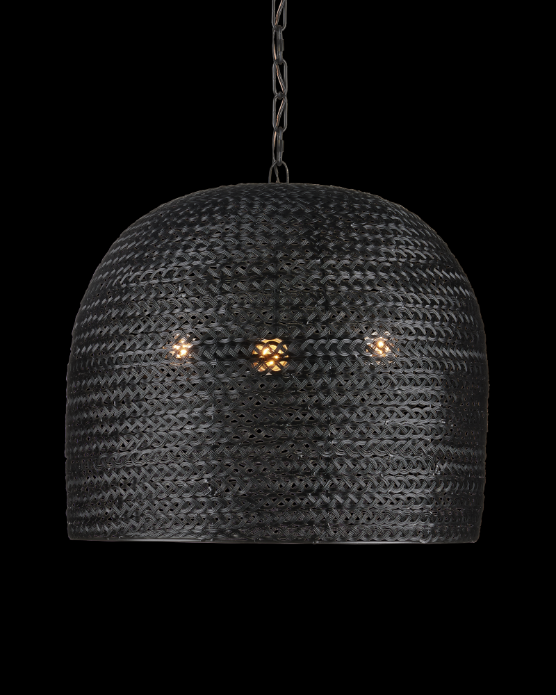 Piero Medium Black Chandelier