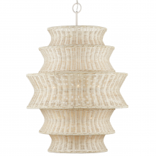 Currey 9000-1083 - Phebe Large Rattan Chandelier