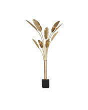Currey 8000-0075 - Tropical Grande Brass Floor Lamp