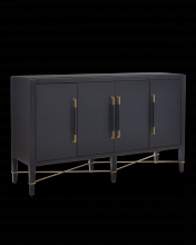 Currey 3000-0037 - Verona Black Sideboard