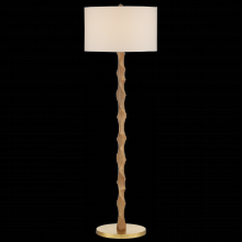 Currey 8000-0135 - Sunbird Wood Floor Lamp